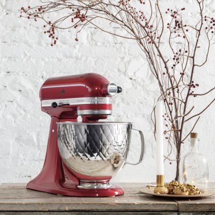 Nerezová mísa KitchenAid 5KSM5SSBQB 4,83 l prošívaná