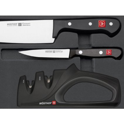 Sada nožů Gourmet s brouskem WÜSTHOF 3ks