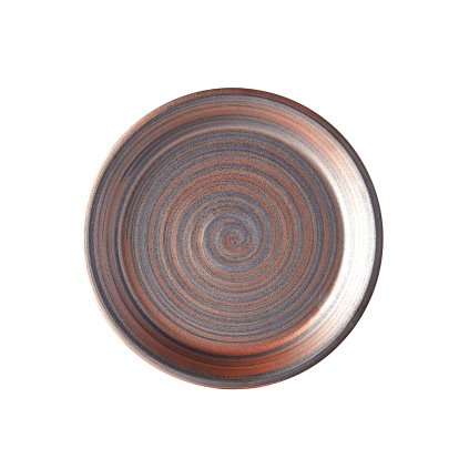 Mělký talíř s vysokým okrajem Recycled Smoke Glate 27,5 cm