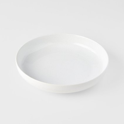 Talíř s vysokým okrajem Parchment bílý 20 cm