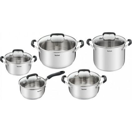 Sada hrnců s poklicemi COOK&COOL Tefal 10 ks