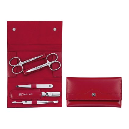 Manikúra 5dílná ZWILLING® Classic Inox červená