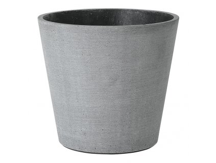 Květináč Coluna tmavě šedý Ø 18 cm