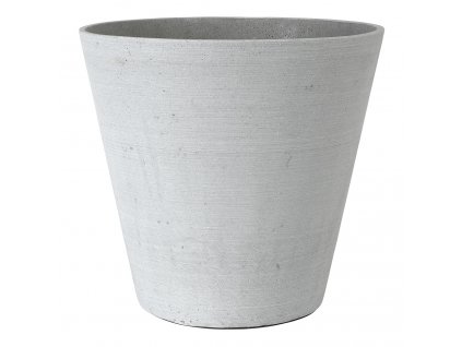Květináč Coluna světle šedý Ø 34 cm