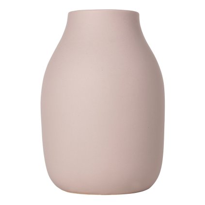 Váza COLORA světle růžová Ø 14 cm