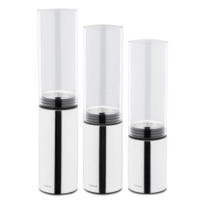 Set svícnů FARO leštěný nerez Ø 5 cm