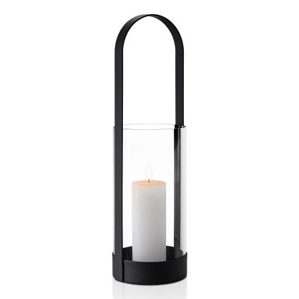 Přenosná lucerna v nordickém stylu velká 53 cm NERO Blomus