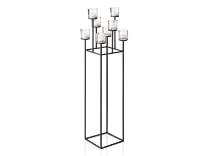 Stojací svícen pro 8 čajových svíček v nordickém stylu NERO 128 cm Blomus