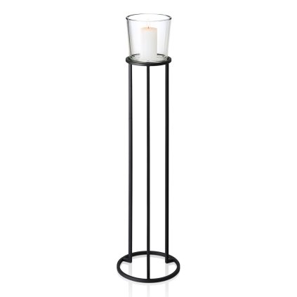 Stojací kruhový svícen v nordickém stylu NERO 108 cm