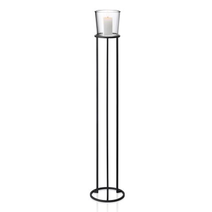 Stojací kruhový svícen v nordickém stylu NERO 138 cm