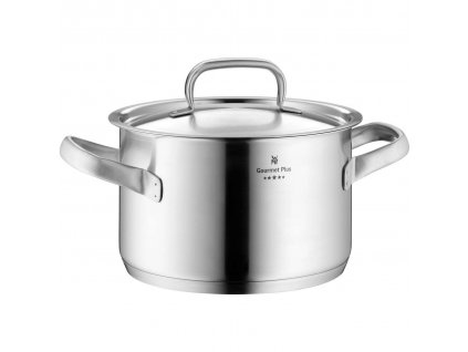 Hrnec 20 cm Gourmet Plus matný nerez