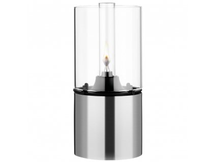 Olejová lampa Stelton 18,5 cm stříbrná