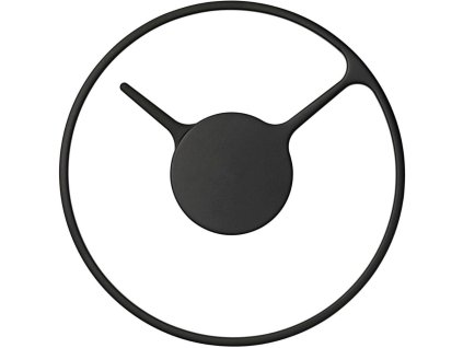 Nástěnné hodiny TIME Stelton 30 cm černé