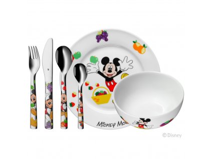 Dětský jídelní set 6dílný Mickey Mouse ©Disney