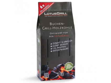 Dřevěné uhlí LotusGrill 1 kg