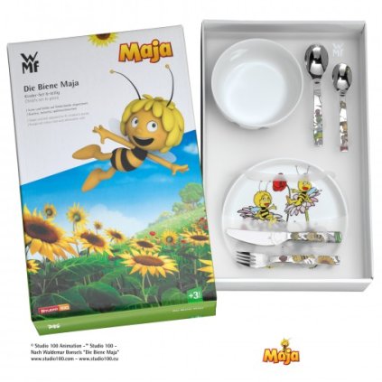 Dětský jídelní set Včelka Mája WMF 6 ks