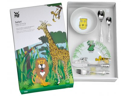 Dětský jídelní set 6dílný set Safari WMF