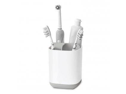 Stojánek na zubní kartáčky EasyStore™ malý bílo-šedý