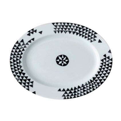 Mělký talíř Magic Garden Black Seeds Rosenthal 32 cm