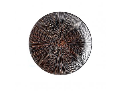 Mělký talíř Bronze Converging 29 cm