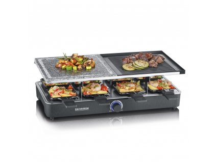 Raclette gril RG 2371 Severin přírodní kámen 1500 W