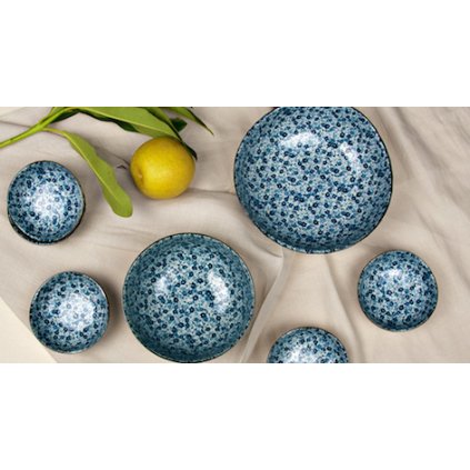 Střední miska Blue Daisy 17 cm 500 ml