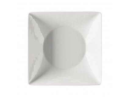 Čtvercový hluboký talíř Mesh Rosenthal bílý 20 cm