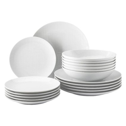 Jídelní sada Mesh Rosenthal bílá 18 ks