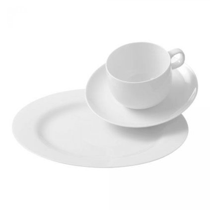 Kávový servis Moon Rosenthal bílý 18 ks