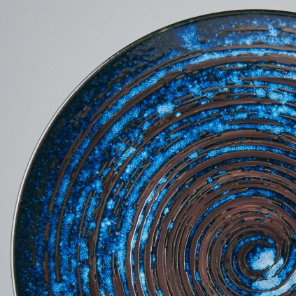 Mělký talíř Copper Swirl 29 cm MIJ