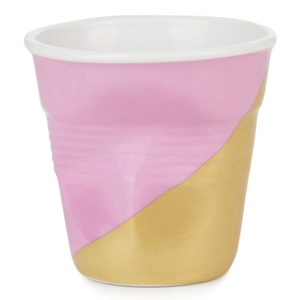 Kelímek na espresso 8 cl Twist Pink Up Froissés
