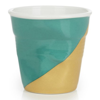 Kelímek na espresso 8 cl Twist Green Up Froissés
