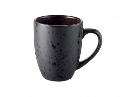 Kameninový hrnek Bitz černý/tmavomodrý 300 ml
