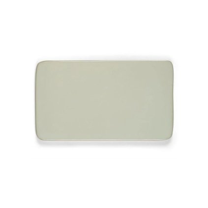 Servírovací tác Bitz krémová 22x13 cm