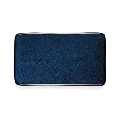 Servírovací tác Bitz tmavomodrá 22x13 cm