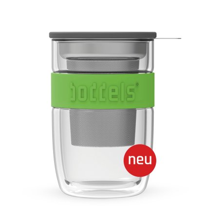 Sklenice na čaj Seev Boddels zelený 380 ml