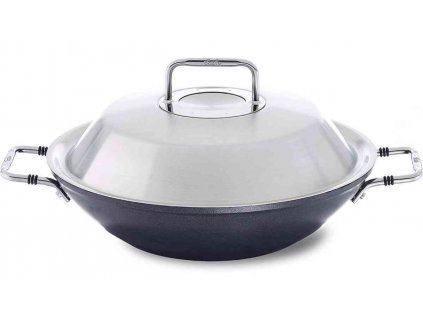 Wok pánev s poklicí Adamant Fissler 31 cm