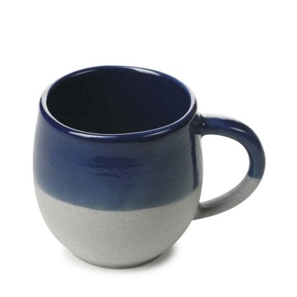 Hrnek s ouškem No.W Revol modrý glazovaný 330 ml
