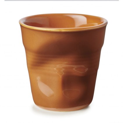 Kelímek na espresso Froissés Revol karamelový 80 ml