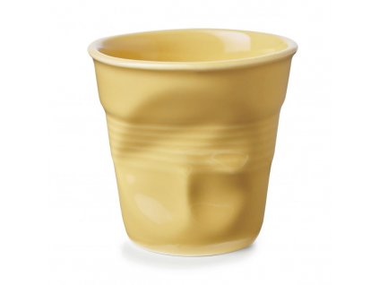 Kelímek na espresso Froissés Revol medově žlutý 80 ml
