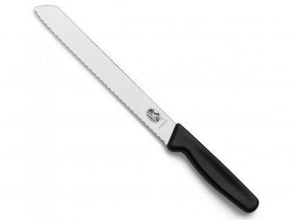 Nůž na chléb Victorinox černý plast 18 cm