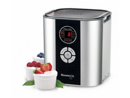 Výrobník sýrů / jogurtovač Fermentor Kuvings stříbrný