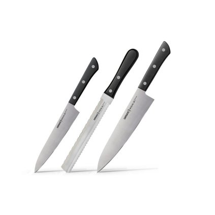 Sada 3 nožů HARAKIRI Samura černá
