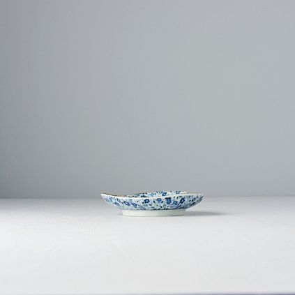 Malý mělký talíř Blue Daisy 12 cm MIJ