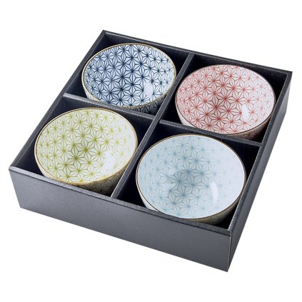 Set misek Asanoha Design 300 ml 4 ks MIJ