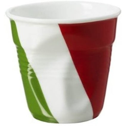 Kelímek na espresso 8 cl s italskou vlajkou Froissés REVOL