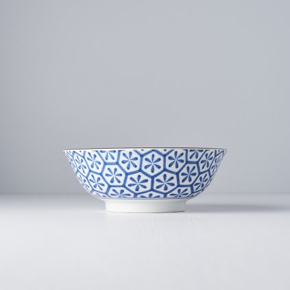 Velká mísa Hexagon Flower Indigo Ikat 20 cm 1 l