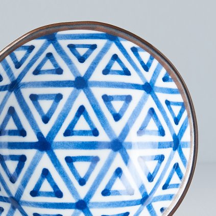 Malá miska Triangle Indigo Ikat 11 cm 150 ml