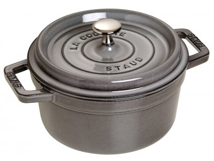 Kulatý hrnec, grafitově šedá O 26 cm Staub