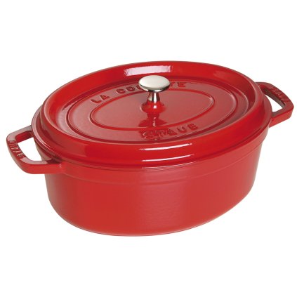 Oválný hrnec, višňová V 8,0 l Staub